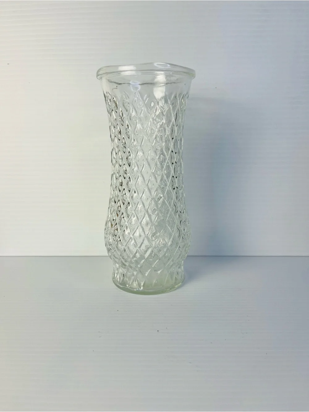 8” Vintage Style Glass Vase
